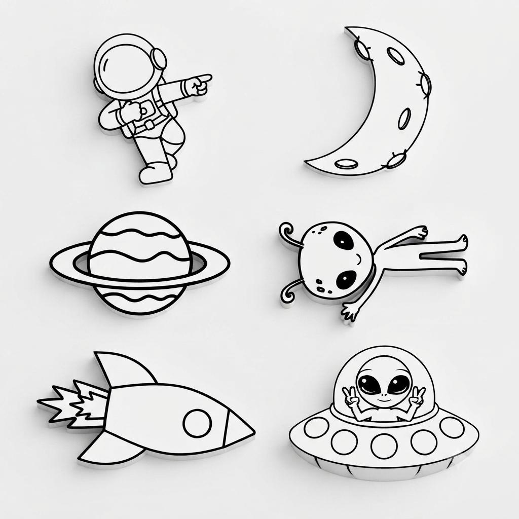 🚀 KIT ASTRONAUTAS · Pinta Party