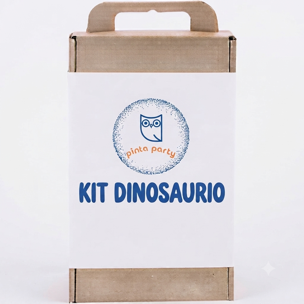 Caja Kit Dinosaurio Pinta Party